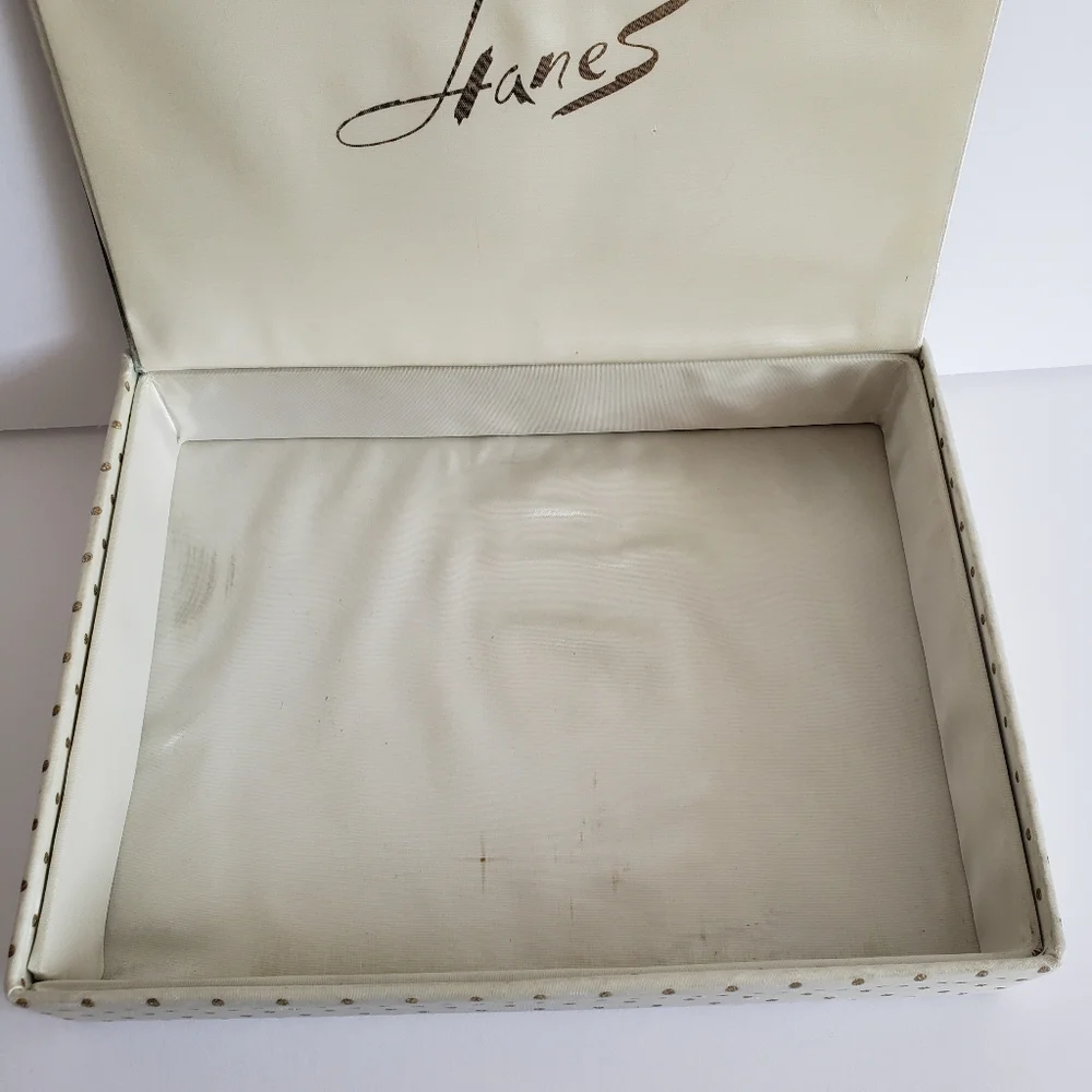 1960s Hosiery Hanes Box Satin Top Art Paris Scene ByMauricio Utrillo EMPTY Box !